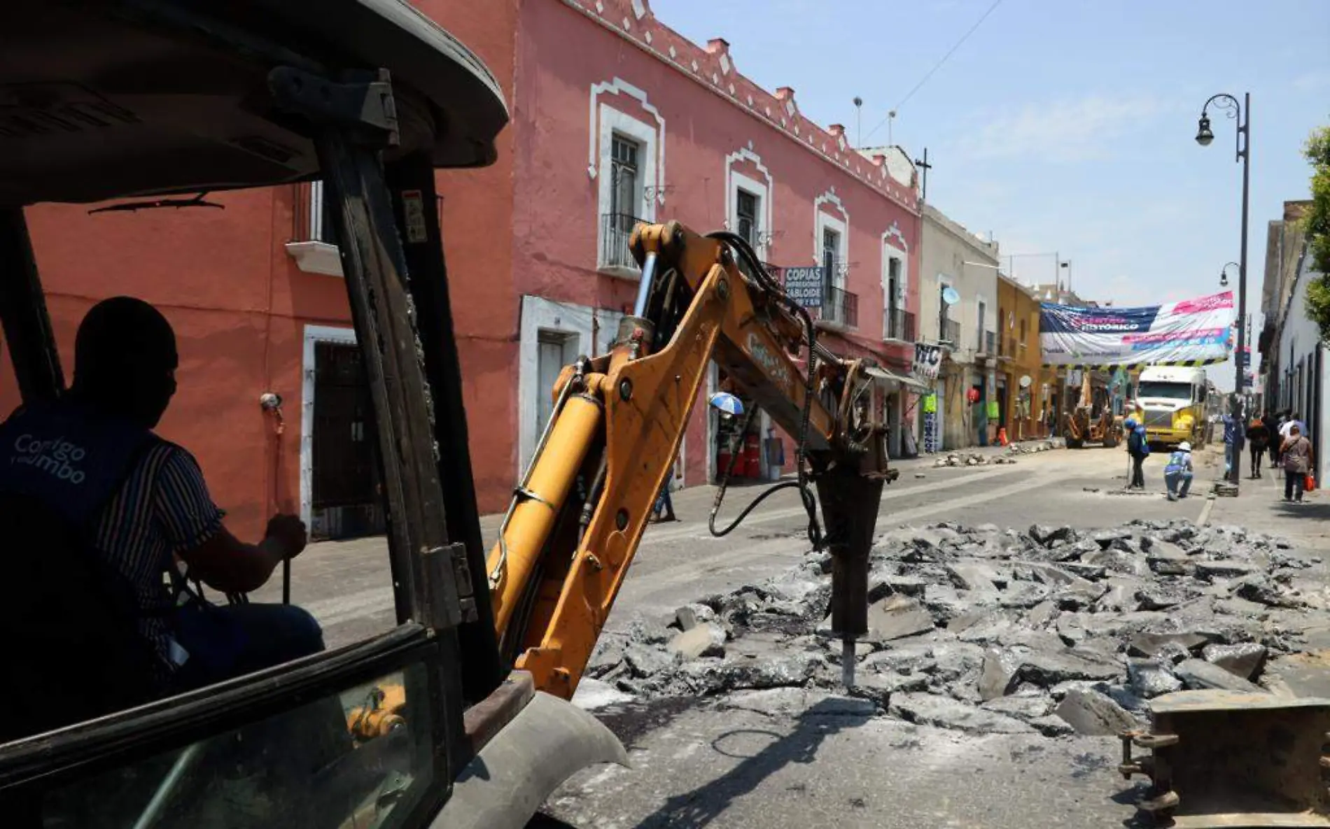 obras en el centro histórico